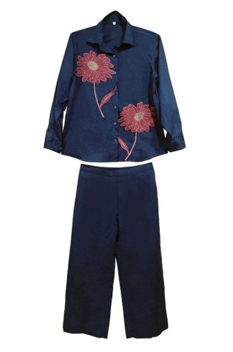 Navy blue Co-ord Set