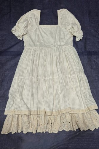 Handloom Cotton Layered Dress