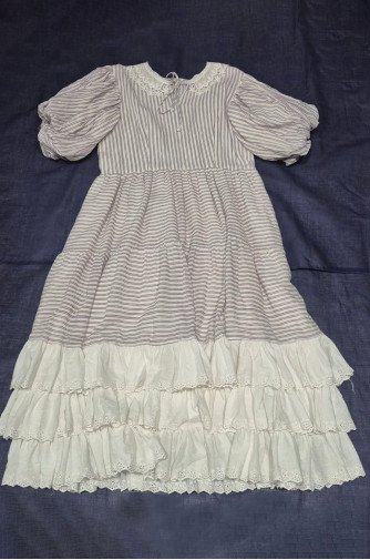 Handloom Cotton Layered Dress