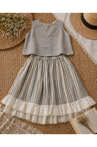 Slate Grey Skirt