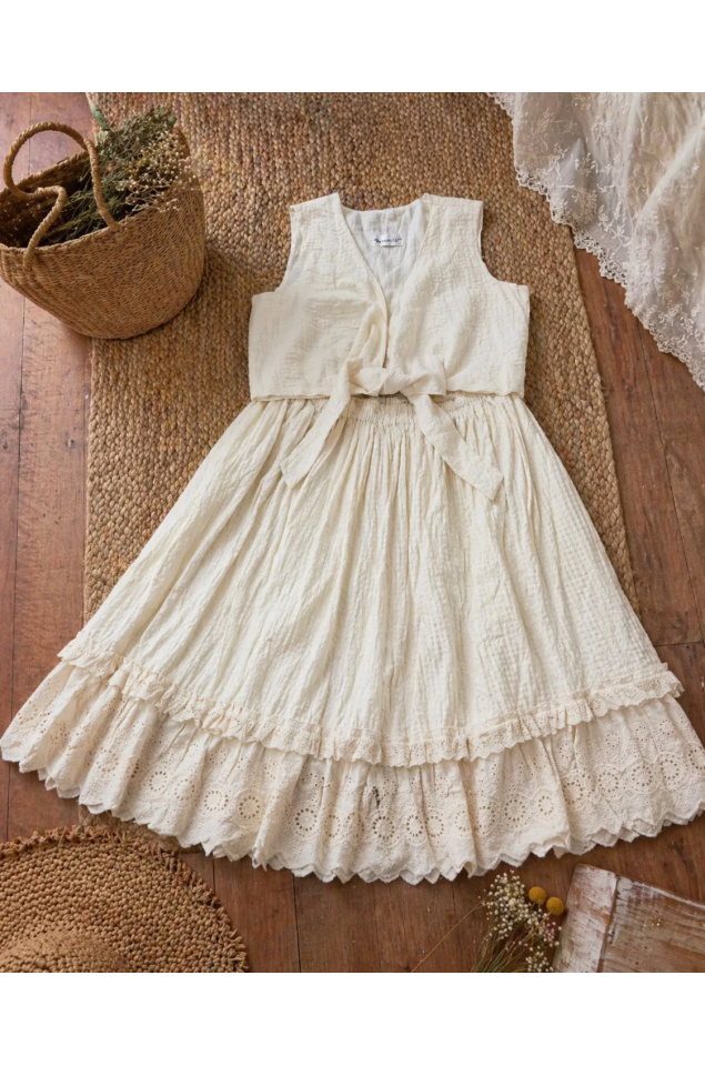 Handloom Cotton Lined Co-ord Set