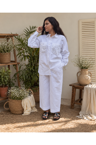 Mirror Embroidery Co-ord set