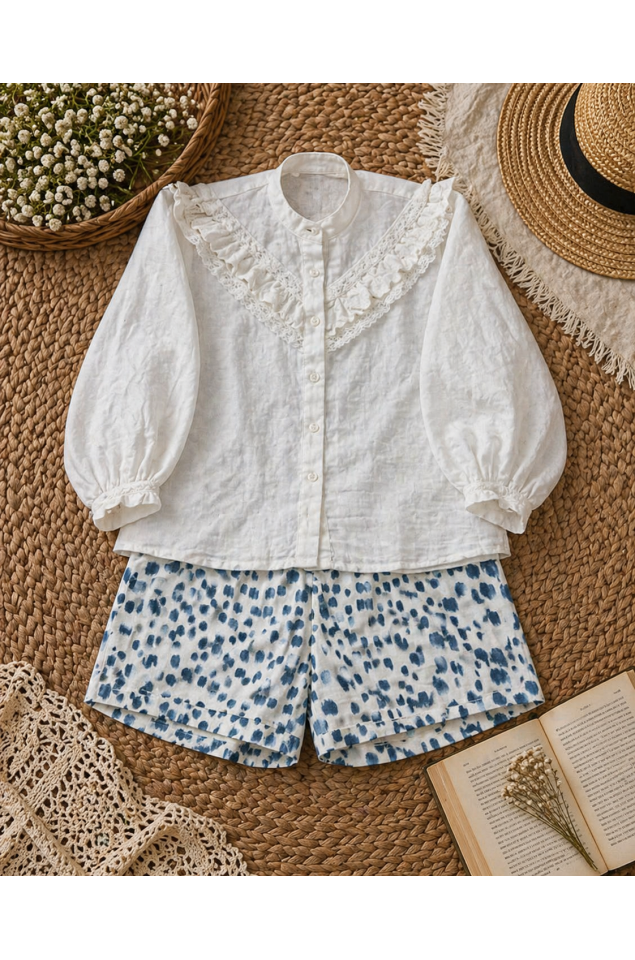 Pintucks Shirt