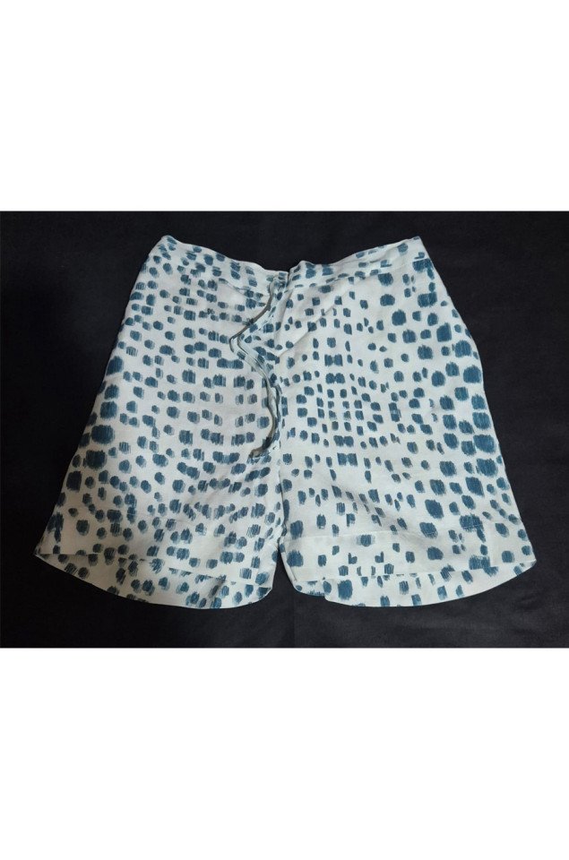 Printed Blue Shorts