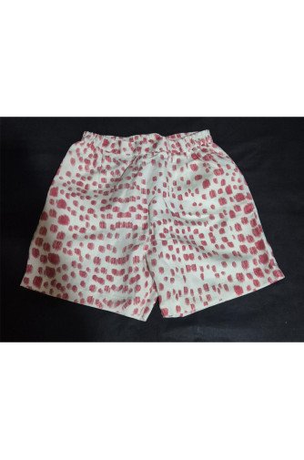 Printed Red Shorts