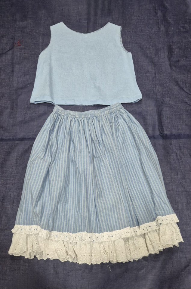 Ice Blue Top